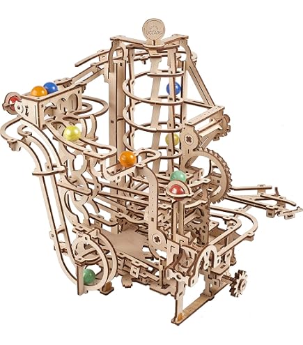 Amazon.com: UGEARS Marble Run Spiral Hoist 3D Wooden Puzzles for